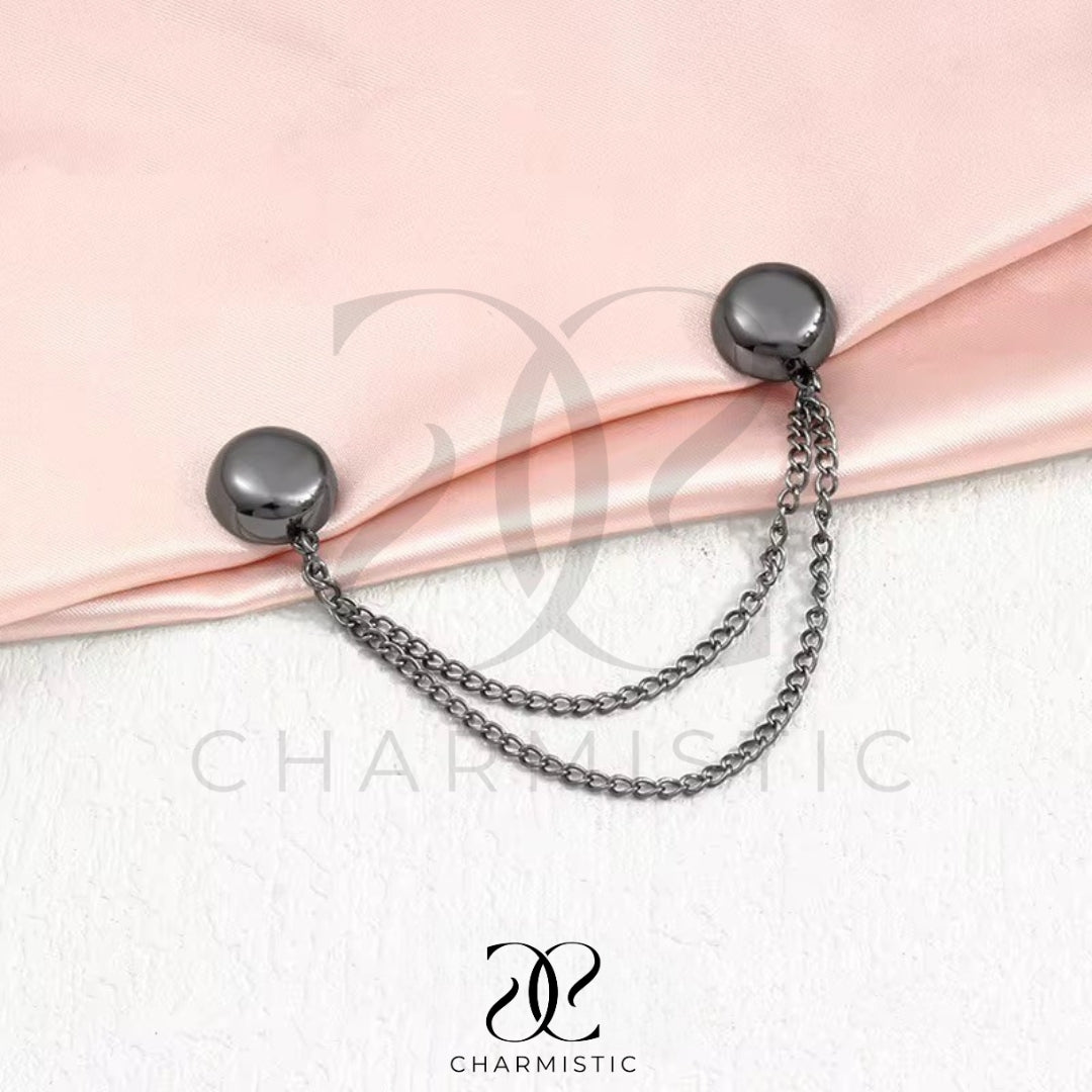 Black Chain Magnetic Buckle