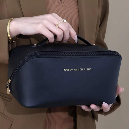 Black Large Capacity Cosmetic Bag