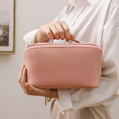 Pink Large Capacity Cosmetic Bag