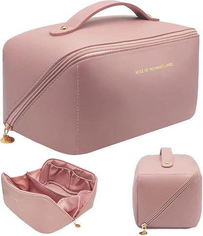 Pink Large Capacity Cosmetic Bag