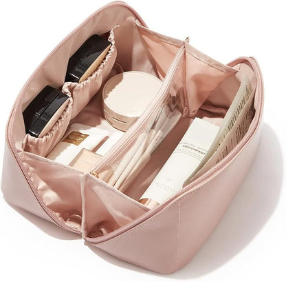 Pink Large Capacity Cosmetic Bag