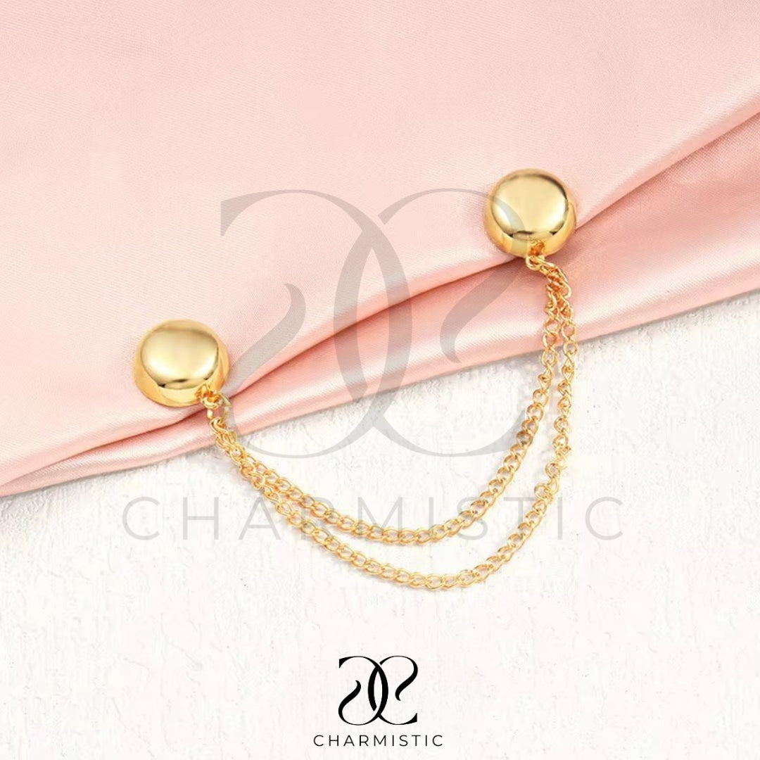 Gold Chain Magnetic Buckle